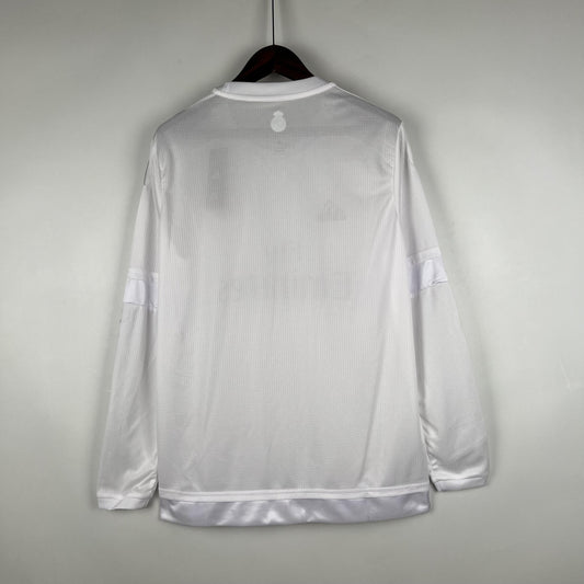 Real Madrid 2015/16 Home Retro Jersey - Long Sleeve