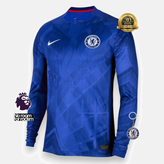 Chelsea 2025/26 Home Jersey - Long Sleeve