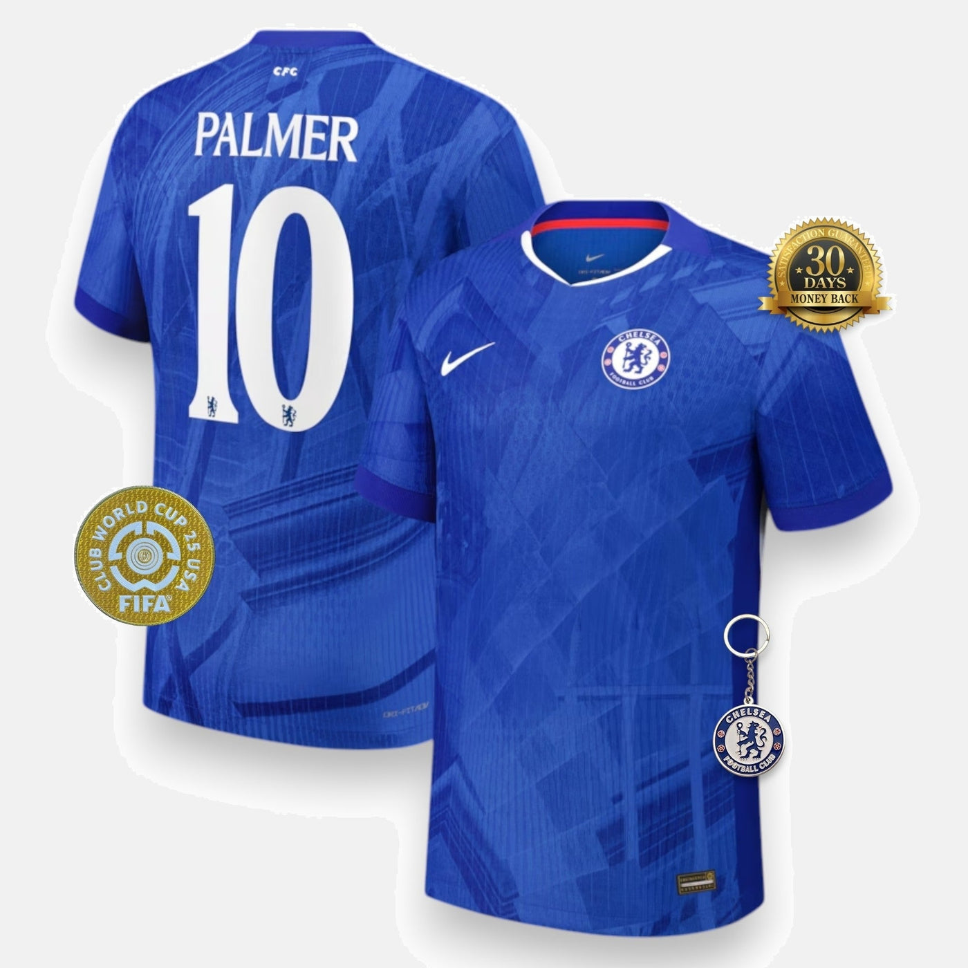 Chelsea 2025/26 Home Jersey - PALMER #10 - CUP