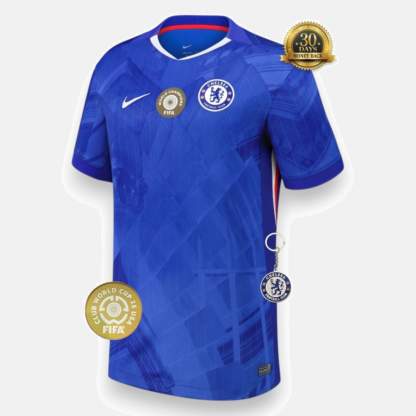 Chelsea 2025/26 Home Jersey with World Champions - Patch