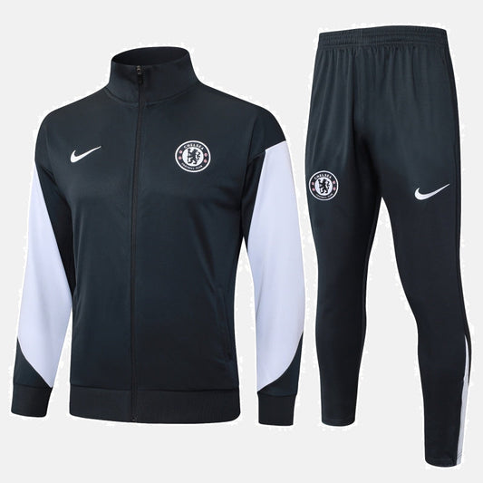 Chelsea Hoodie Tracksuit Black Jacket 2025/26