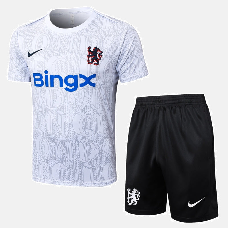 Chelsea Kit Pre-Match Jersey + Shorts 2025/26