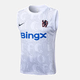 Chelsea Kit Pre-Match Jersey + Shorts - Sleeveless 2025/26