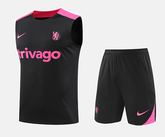 Chelsea Kit Training III Jersey + Shorts - Sleeveless