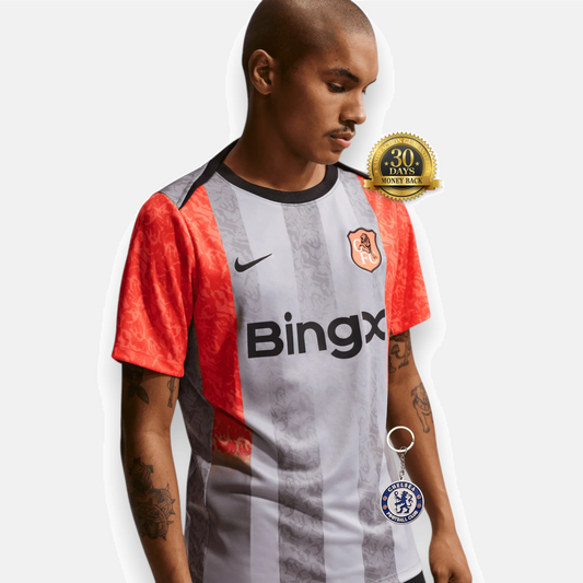 Chelsea Nike Pre-Match Top Jersey - Grey