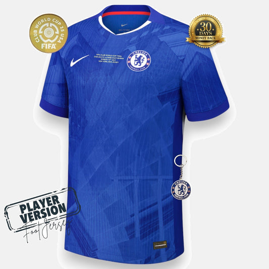 Chelsea 2025/26 Home Jersey - Player Version - Club World Cup Final
