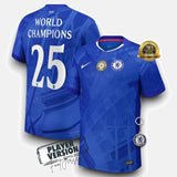 Chelsea 2025/26 Home Jersey - Player Version with World Champions 25 printing
