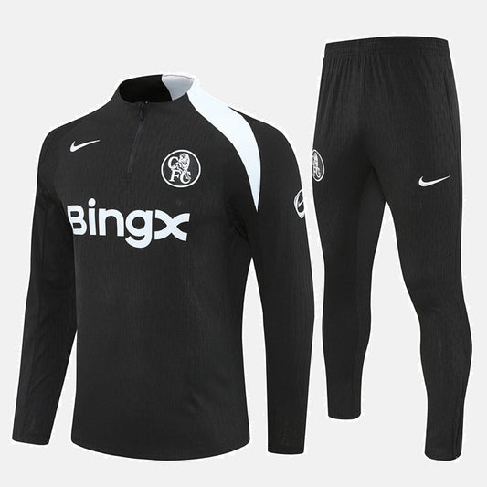Chelsea Pre-Match Black II Tracksuit 2025/26