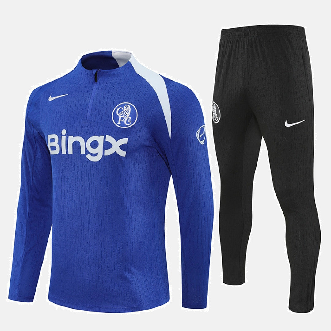 Chelsea Pre-Match Blue Tracksuit 2025/26