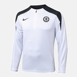 Chelsea Pre-Match White Tracksuit 2025/26