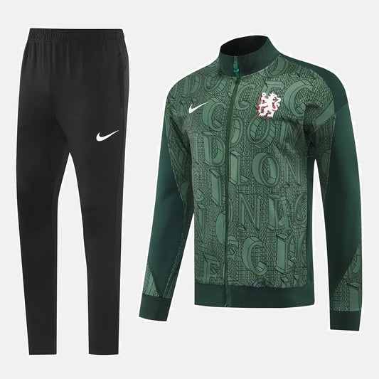 Chelsea Tracksuit Green Jacket 2025/26