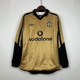 100th Anniversary Manchester United 2001/02 Home Retro Jersey - Long Sleeve