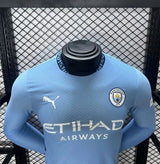 Manchester City Player 2024/25 Home Jersey Long Sleeve