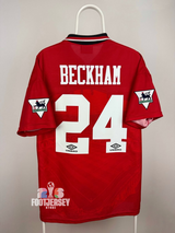 David Beckham - Manchester United 1995/96 Home Jersey 󠁧󠁢󠁥󠁮󠁧󠁿