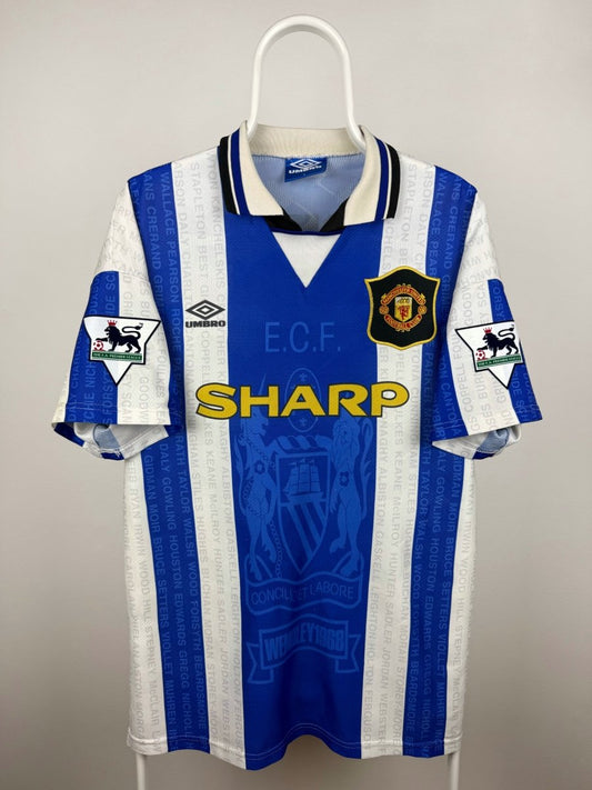 David Beckham - Manchester United 1995/96 Away Jersey 󠁧󠁢󠁥󠁮󠁧󠁿