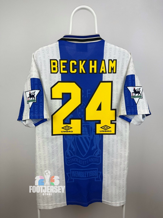 David Beckham - Manchester United 1995/96 Away Jersey 󠁧󠁢󠁥󠁮󠁧󠁿