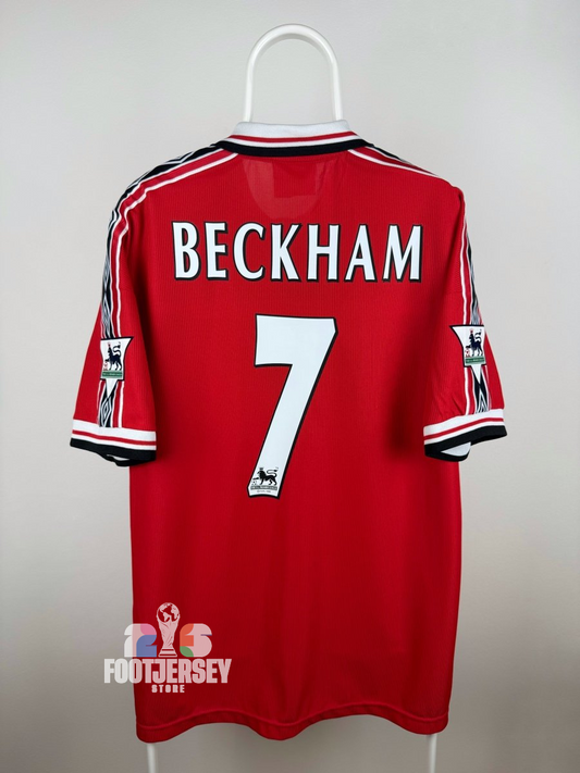 David Beckham - Manchester United 1998/99 Home Jersey 󠁧󠁢󠁥󠁮󠁧󠁿