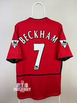 David Beckham - Manchester United 2002/03 Home Jersey 󠁧󠁢󠁥󠁮󠁧󠁿