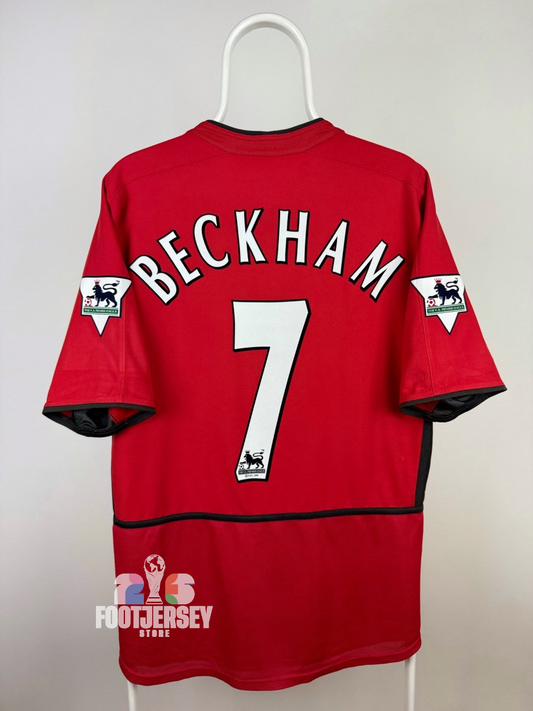 David Beckham - Manchester United 2002/03 Home Jersey 󠁧󠁢󠁥󠁮󠁧󠁿