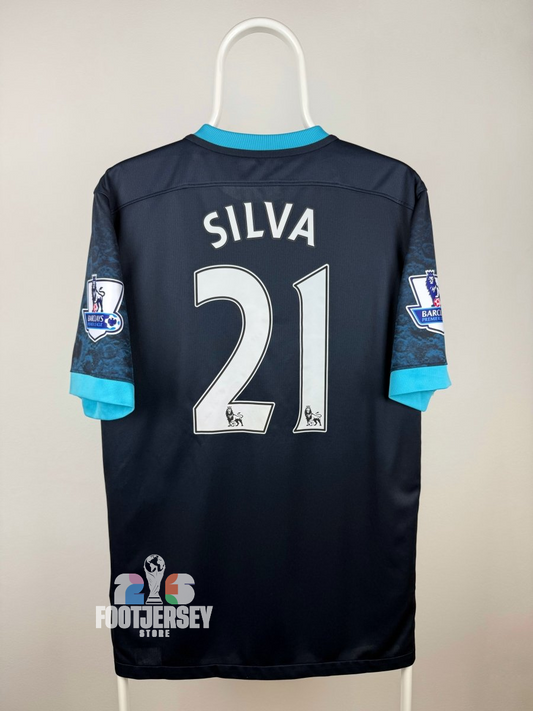David Silva - Manchester City 2015/16 Away Jersey M