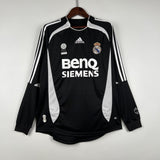 Real Madrid 2006/07 Away Retro Jersey - Long Sleeve