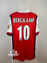 Dennis Bergkamp - Arsenal 1998/99 Home Jersey XL