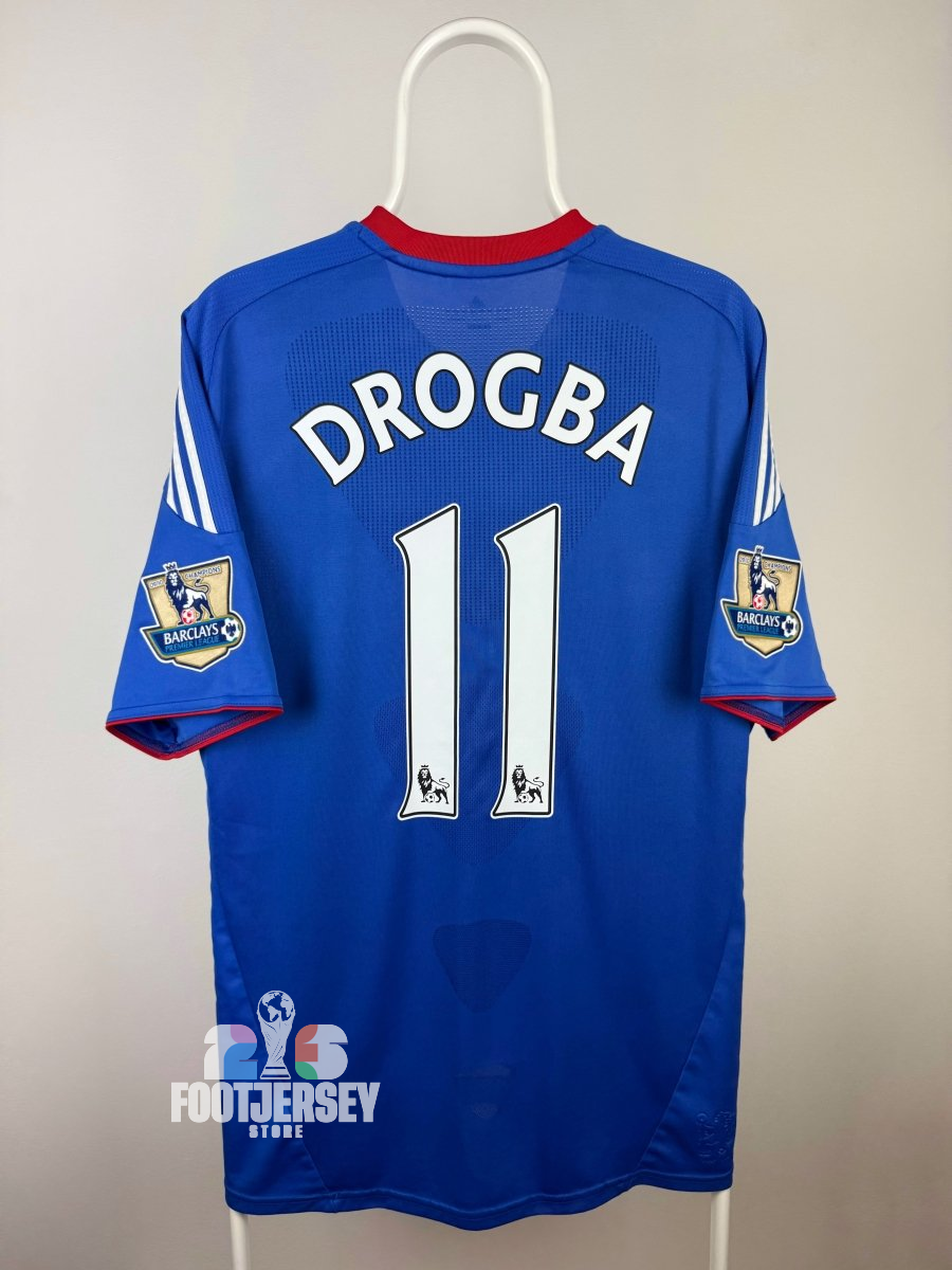 Didier Drogba - Chelsea 2010/11 Home Jersey L