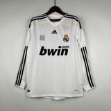 Real Madrid 2009/10 Home Retro Jersey - Long Sleeve