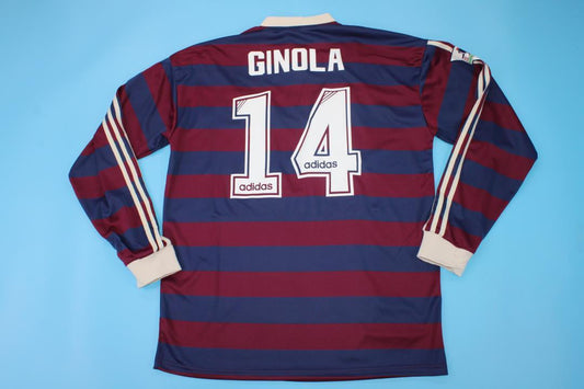 Newcastle 1995/96 Away Retro Jersey - Long Sleeve