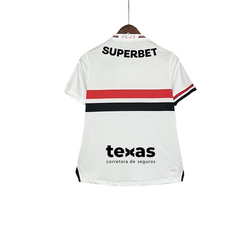 São Paulo 2025/26 Home Jersey - All Sponsors - Women's