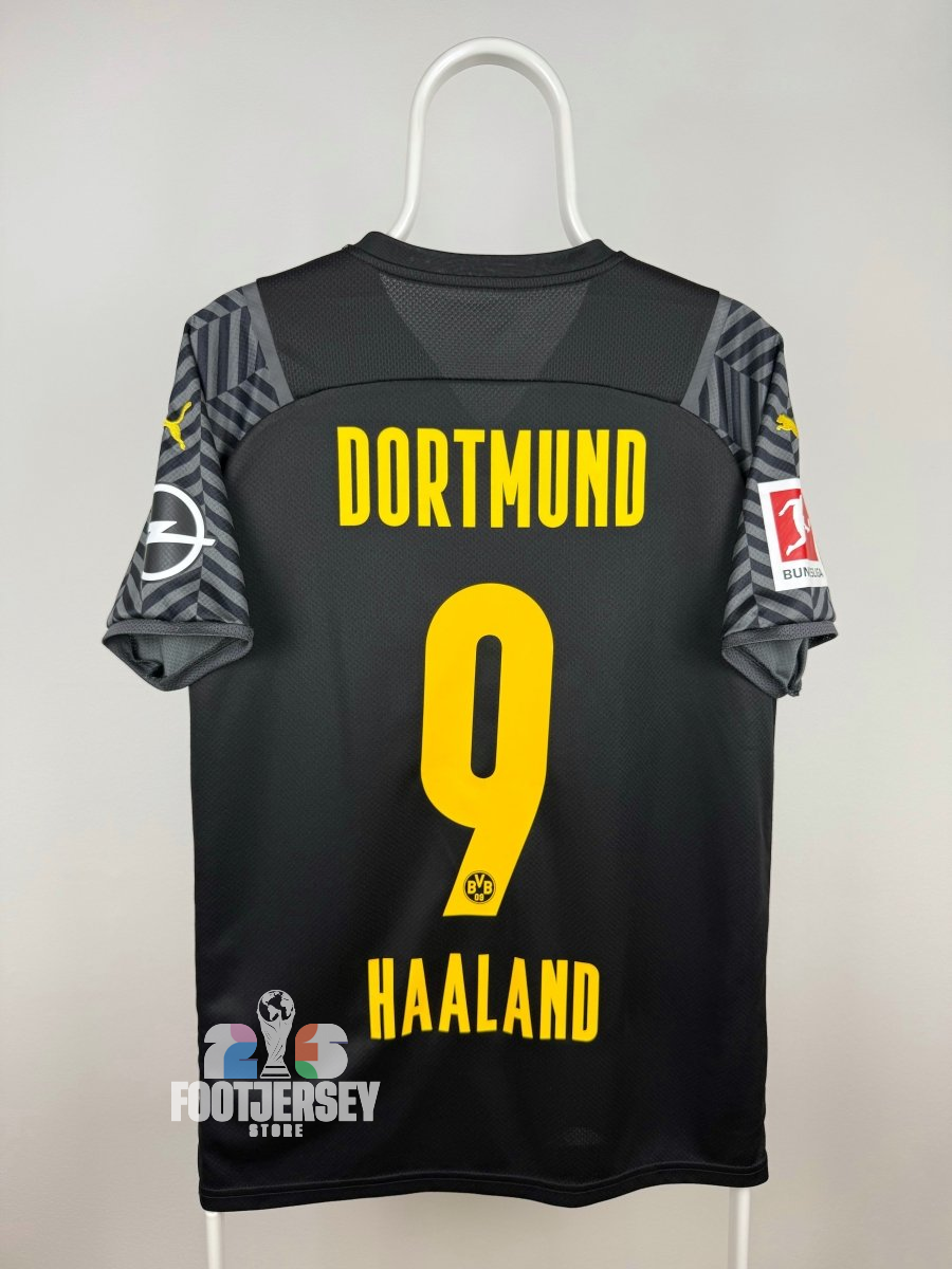 Dortmund 2021/22 Away Jersey - Erling Haaland