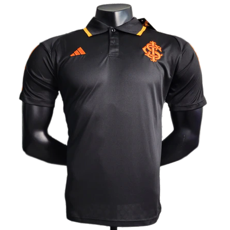 Internacional 2023/24 Polo Jersey - Black - Fan Version