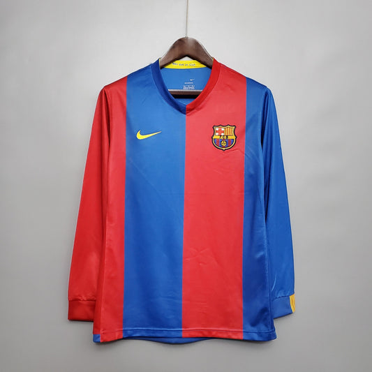 Barcelona 2006/07 Home Retro Jersey - Long Sleeve