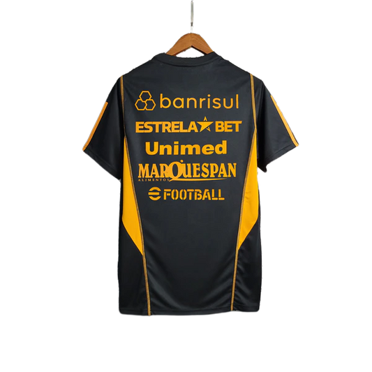 Internacional 2023/24 Training Jersey - Black - Fan Version - All Sponsors