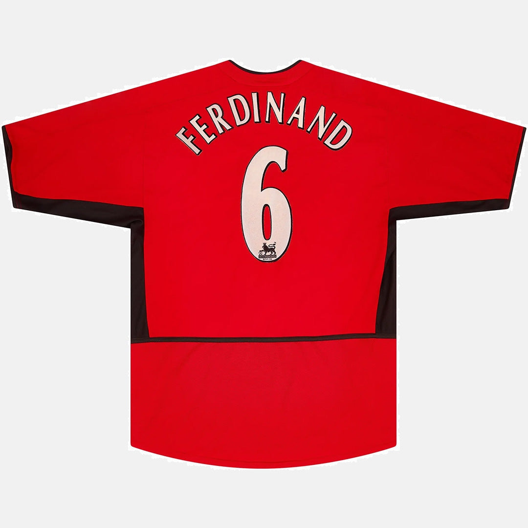 Manchester United 2002/03 Home Retro Jersey - Ferdinand #6