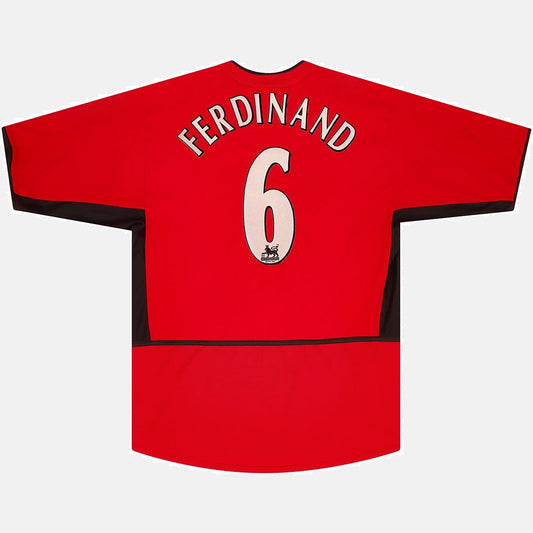 Manchester United 2002/03 Home Retro Jersey - Ferdinand #6