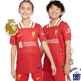 Liverpool 2024/25 Home Kids Kit Jersey - CHAMPIONS #20