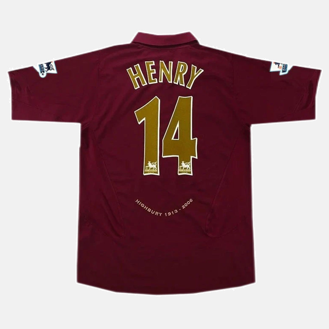 Arsenal 2005/06 Home Retro Jersey - Henry #14
