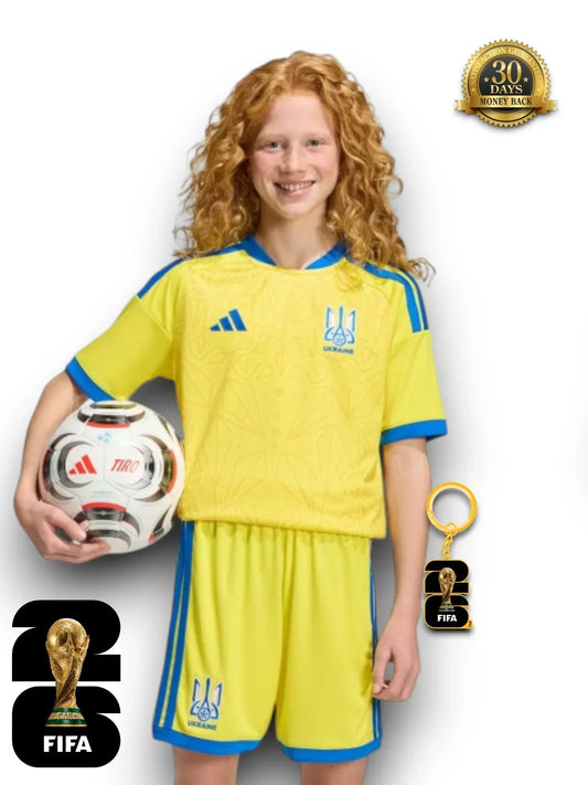 Kids Kit Ukraine World Cup 2026 Jersey