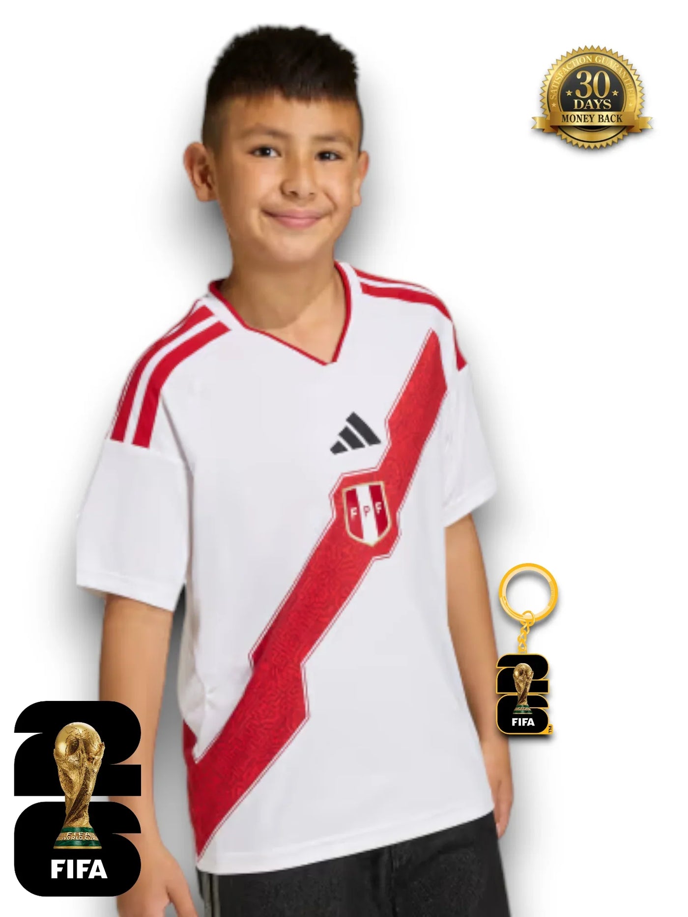 Kids Kit Peru World Cup 2026 Jersey