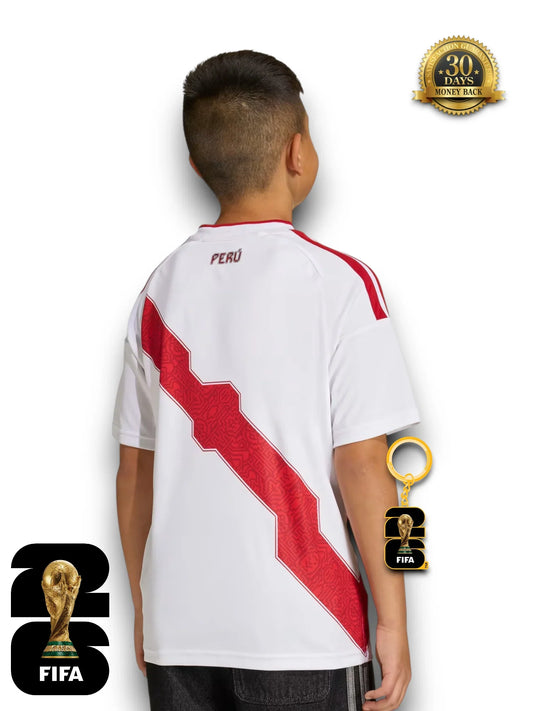 Kids Kit Peru World Cup 2026 Jersey