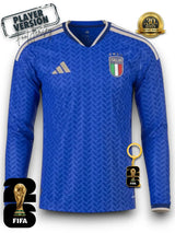 Italy World Cup 2026 Jersey - Player Version - Long Sleeve