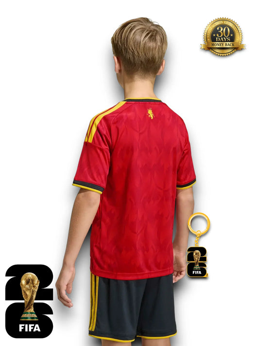 Kids Kit Belgium World Cup 2026 Jersey