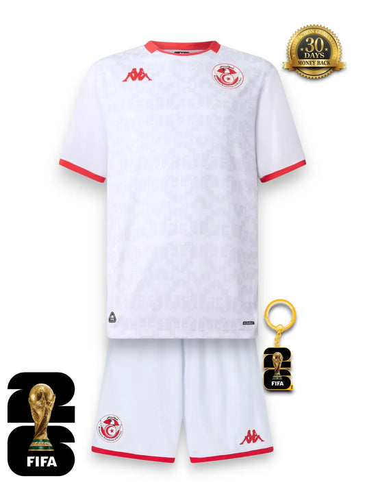 Kit Tunisia World Cup 2026 Away Kids Kit