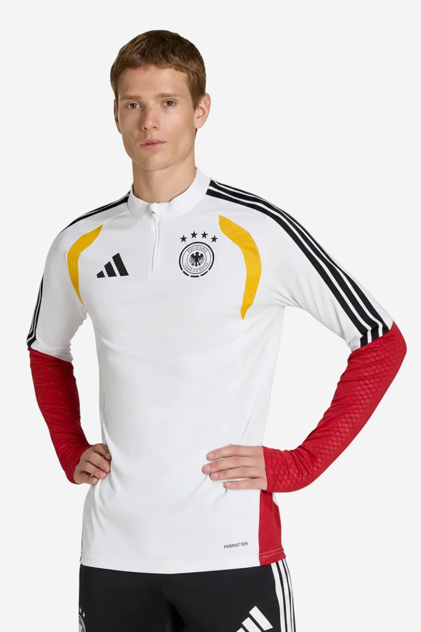 Germany World Cup 2026 Half-Zip Training Suit Set White Jersey