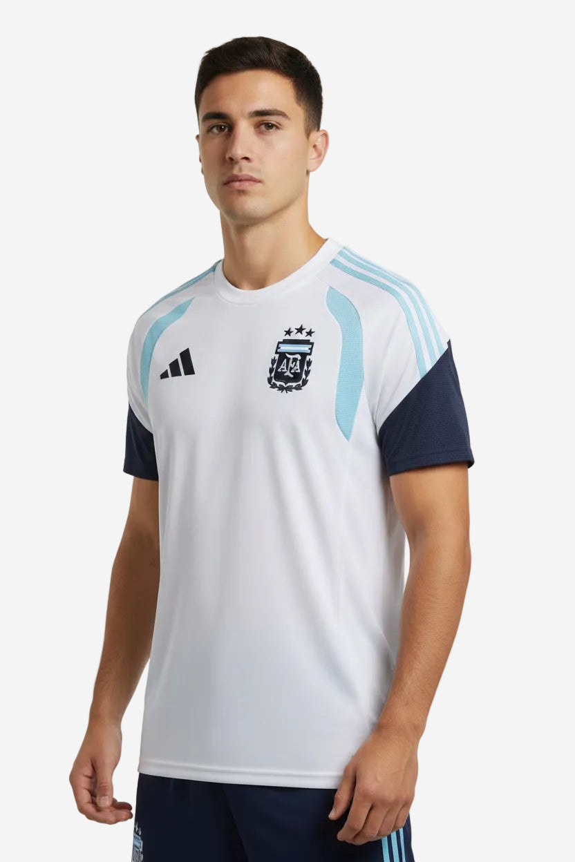 Camiseta de Entrenamiento Blanca Argentina Mundial 2026