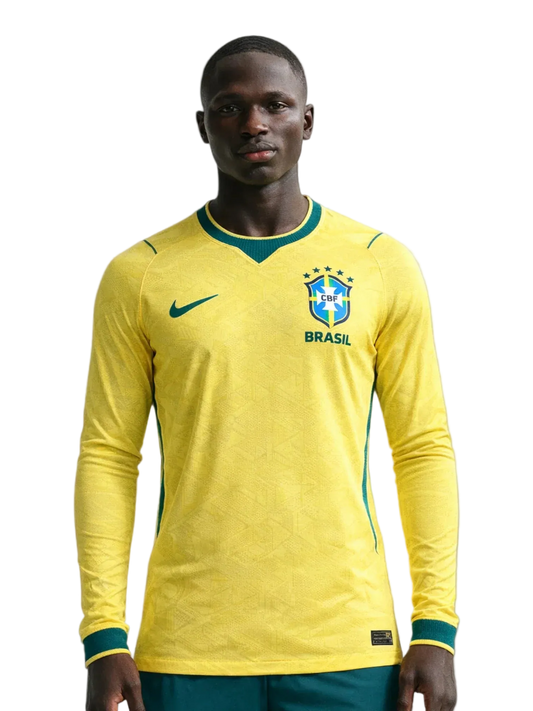 Brazil World Cup 2026 Jersey - Player Version - Long Sleeve