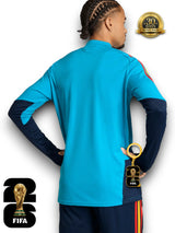 Spain World Cup 2026 Half-Zip Training Suit Set Blue Jersey