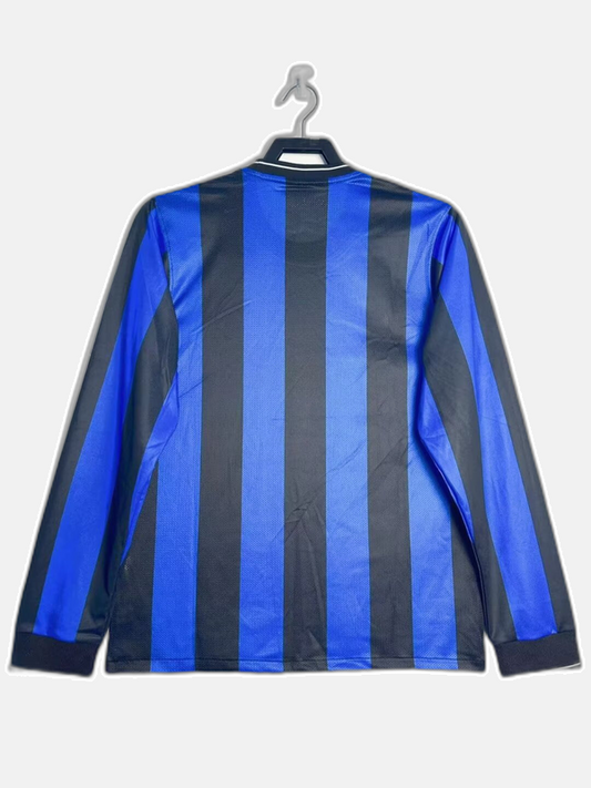 Inter Milan 2010 Home Jersey - Long Sleeve Retro Version