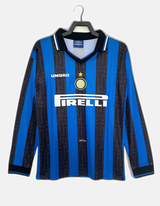 Inter Milan 1997/98 Home Jersey - Long Sleeve Retro Version